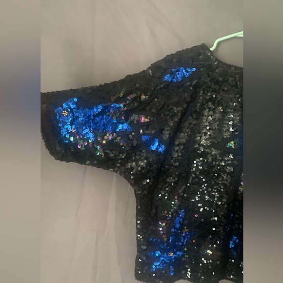 Vtg 80’s Sequin Dolman or Box top sz M / l St Eve - Picture 5 of 7